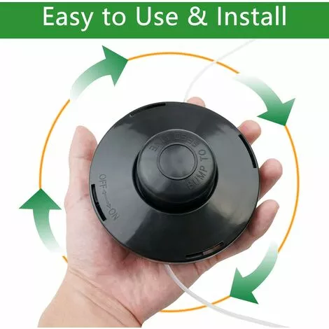 Cisea Tête De Débroussailleuse Universelle Nylon Bobine De Rechange Et Tête De Coupe M10 X 1,25 Pour Débroussailleuse Thermique à Essence 6 Cisea Tête De Débroussailleuse Universelle Nylon Bobine De Rechange Et Tête De Coupe M10 X 1,25 Pour Débroussailleuse Thermique à Essence – Image 4