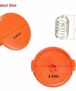 DENUOTOP Fil (4 Couvre-bobines + 4 Ressorts) Capuchon De Bobine De Rechange Pour Compatibles Avec Black Decker GH900 LST201 GH600 NST2018 CST2000, Couvre-bouchon Weed Eater Wacker Cap 10 DENUOTOP Fil (4 Couvre-bobines + 4 Ressorts) Capuchon De Bobine De Rechange Pour Compatibles Avec Black Decker GH900 LST201 GH600 NST2018 CST2000, Couvre-bouchon Weed Eater Wacker Cap -Débroussailleuse Soldes Magasin 60007131 4