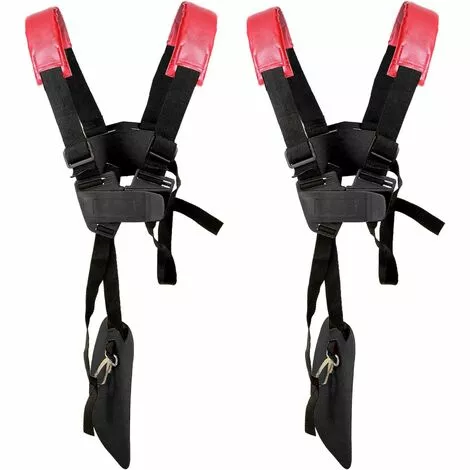 DENUOTOP Débroussailleuses Lot De 2 Sangles D'épaule Réglables Pour Tondeuse à Gazon Avec Ceinture En Nylon Durable Pour Jardinage Ou Débroussailleuse Pour La Série KM, STIHL FS (rouge Foncé) 3 DENUOTOP Débroussailleuses Lot De 2 Sangles D'épaule Réglables Pour Tondeuse à Gazon Avec Ceinture En Nylon Durable Pour Jardinage Ou Débroussailleuse Pour La Série KM, STIHL FS (rouge Foncé)