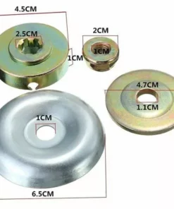 FLYME Lot De 4 écrous De Fixation En Métal Pour Tête De Débroussailleuse Et Tondeuse à Gazon -Débroussailleuse Soldes Magasin 60060415 2