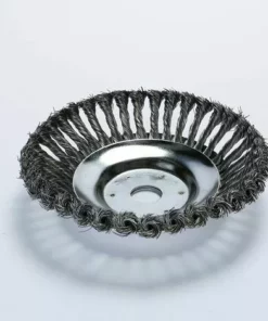 LITZEE Tête De Brosse à Mauvaises Herbes Pour Tondeuse 8 Pouces, Roue De Désherbage Universelle En Fil D'acier, Accessoires Pour Tondeuse à Gazon, Coupe-Tondeuse à Gazon, Tête De Coupe, Pour Pelouses De Jard Tête De Débroussailleuse