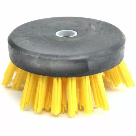 CYCLINGCOLORS Tête Brosse Débroussailleuse Universelle Nylon 140mm Diamètre Axe 20 Ou 25,4mm Bordure Sol Caniveau Pavé Trottoir Tour De Piscine 3 CYCLINGCOLORS Tête Brosse Débroussailleuse Universelle Nylon 140mm Diamètre Axe 20 Ou 25,4mm Bordure Sol Caniveau Pavé Trottoir Tour De Piscine