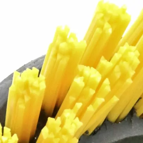 CYCLINGCOLORS Tête Brosse Débroussailleuse Universelle Nylon 140mm Diamètre Axe 20 Ou 25,4mm Bordure Sol Caniveau Pavé Trottoir Tour De Piscine 5 CYCLINGCOLORS Tête Brosse Débroussailleuse Universelle Nylon 140mm Diamètre Axe 20 Ou 25,4mm Bordure Sol Caniveau Pavé Trottoir Tour De Piscine – Image 3