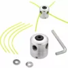 JOORRT Tête De Débroussailleuse Universelle Aluminium Fils Tête Coupe-bordure Tête Double Fil Bobine Tête Fil Nylon Pour Tondeuse -Débroussailleuse Soldes Magasin 60186228 1