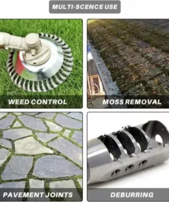 NAXUNNN Tête De Désherbage Fil D'Acier,Débroussailleuse,Brosse Anti-Mauvaises Herbes,Tête De Coupe-HerbePour Coupe (6in/150mm) 9 NAXUNNN Tête De Désherbage Fil D'Acier,Débroussailleuse,Brosse Anti-Mauvaises Herbes,Tête De Coupe-HerbePour Coupe (6in/150mm) -Débroussailleuse Soldes Magasin 60502572 3