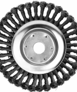 NAXUNNN Brosse à Désherber Ronde Pour Débroussailleuse, 8'' Tête Brosse Désherbage