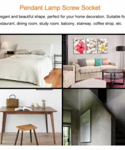 YD E26/E27 Vintage Industriel Plafonnier/applique Murale Support De Base Suspension Ampoule Lampe Douille à Vis Bronze -Débroussailleuse Soldes Magasin 60604515 2