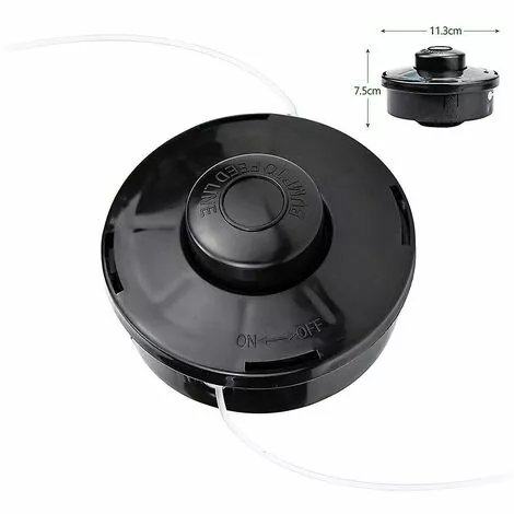 ILOVEMILAN Tête De Débroussailleuse Universelle Tondeuse En Nylon Bobine De Rechange Débroussailleuse Tête De Coupe M10 X 1.25 Pour Débroussailleuse Essence Essence 4 ILOVEMILAN Tête De Débroussailleuse Universelle Tondeuse En Nylon Bobine De Rechange Débroussailleuse Tête De Coupe M10 X 1.25 Pour Débroussailleuse Essence Essence – Image 2