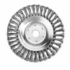 JOORRT Tête De Désherbage Fil D'acier, 6 Pouce Brosse Rotative Disque De Pinceau à Roue - Trou Intérieur 25mm -Débroussailleuse Soldes Magasin 60667817 1