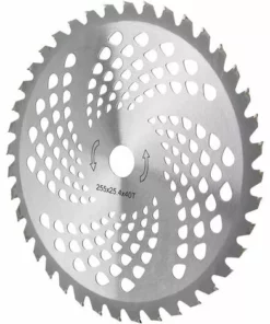 DECKON Lame De Débroussailleuse, Accessoire De Remplacement De Lame De Coupe De Lame De Coupe-Herbe En Acier Au Manganèse 40T En Acier Au Manganèse Pour La Plupart Des Débroussailleuses Essence -Débroussailleuse Soldes Magasin 60684375 4