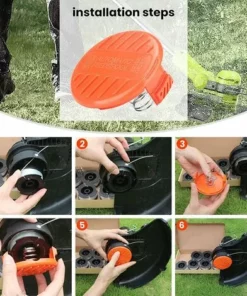 BENOBBY KIDS Capuchon De Bobine, Capuchon De Bobine De Garniture De Capuchon De Bobine 4 Pièces, Accessoire De Débroussailleuse, Capuchon De Bobine Pour Tondeuse à Gazon Black-Decker, Rc-100-P 8 BENOBBY KIDS Capuchon De Bobine, Capuchon De Bobine De Garniture De Capuchon De Bobine 4 Pièces, Accessoire De Débroussailleuse, Capuchon De Bobine Pour Tondeuse à Gazon Black-Decker, Rc-100-P -Débroussailleuse Soldes Magasin 60720445 3