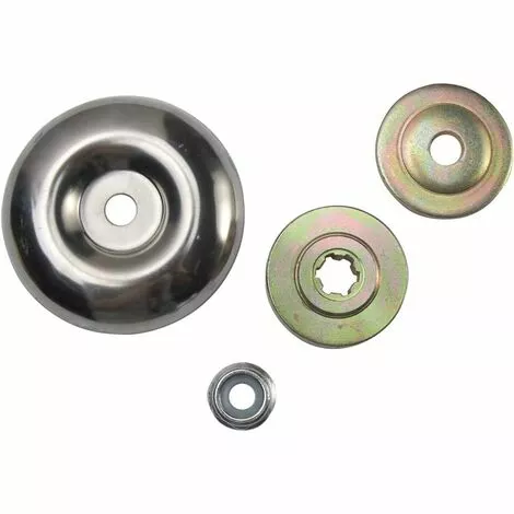 BENOBBY KIDS Lot De 4 Kits De Fixation D'écrou De Lame D'engrenage En Métal Pour Tondeuse à Gazon, Plaque De Lame En Métal Universelle Pour Boîte De Vitesses De Tondeuse à Gazon 6 BENOBBY KIDS Lot De 4 Kits De Fixation D'écrou De Lame D'engrenage En Métal Pour Tondeuse à Gazon, Plaque De Lame En Métal Universelle Pour Boîte De Vitesses De Tondeuse à Gazon – Image 4