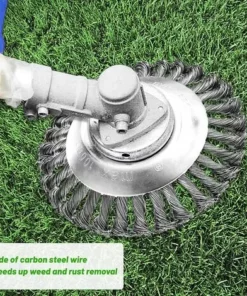 BENOBBY KIDS Brosse De Débroussailleuse, Tête De Brosse De Désherbage, Brosse De Désherbage De Débroussailleuse, Brosse De Désherbage Métallique, Environ 6 Pouces, Accessoires De Tondeuse à Gazon -Débroussailleuse Soldes Magasin 60720834 5