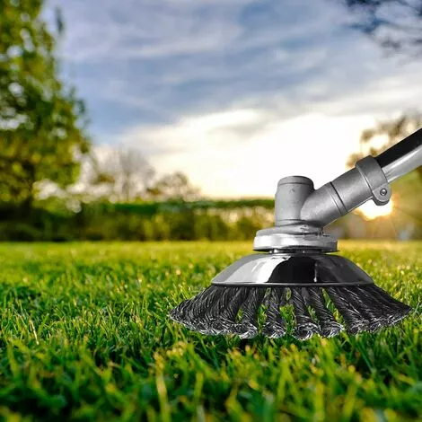 DENUOTOP Brosse De Debroussailleuse Universelle, 200 X 25,4 Mm Brosse De Désherbage, Tête Brosse Désherbage Pour Débroussailleuse Tete Brosse De Debroussailleuse 30 Brins Fil D'acier (8 Pouces) 6 DENUOTOP Brosse De Debroussailleuse Universelle, 200 X 25,4 Mm Brosse De Désherbage, Tête Brosse Désherbage Pour Débroussailleuse Tete Brosse De Debroussailleuse 30 Brins Fil D'acier (8 Pouces) – Image 4