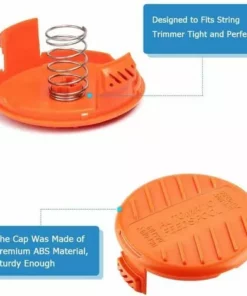 Cisea Lot De 6 Bobines Pour Black Decker Coupe-Bordures,Fil En Nylon, Fil De ⌀1,65 Mm+1 Capuchon +1 Ressort -Débroussailleuse Soldes Magasin 60892962 4