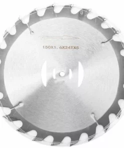 TANCYCO 6 Pouces 150mm 24 Dents Tondeuse à Gazon Circulaire Métal Lame De Scie Ronde Scie Cutter électrique Désherbeur Accessoire