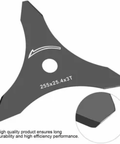 TOPHOMER 1PC 3 Dents Strimmer T¨ºte Lame De Coupe - Herbe Tondeuse ¨¤ Gazon D¨¦broussailleuse -Débroussailleuse Soldes Magasin 60937122 4