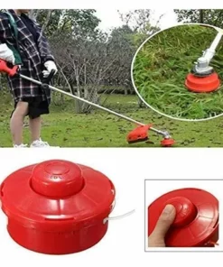 DECKON PC Universel 2 Ligne Bosse En Plastique Strimmer Tête Tondeuses À Gazon Cutter Rouge
