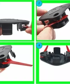 DECKON 120 Pièces Lames De Rechange Pour Coupe Bordure,Tondeuse à Gazon En Plastique Lames,Lames De Coupe En Plastique De Remplacement,Lames De Grass Trimmer Brush Cutter,Lames En Plastique De Rechange -Débroussailleuse Soldes Magasin 61181995 3