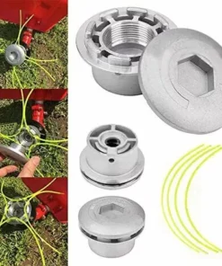 DONTODENT Tête De Coupe Universelle, Tête Universelle En Aluminium Pour Tondeuse à Gazon, Accessoires De Tondeuse à Gazon, Tête De Coupe, Tête D'herbe, Tête En Aluminium -Débroussailleuse Soldes Magasin 61185482 2