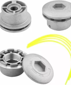 DONTODENT Tête De Coupe Universelle, Tête Universelle En Aluminium Pour Tondeuse à Gazon, Accessoires De Tondeuse à Gazon, Tête De Coupe, Tête D'herbe, Tête En Aluminium -Débroussailleuse Soldes Magasin 61185482 3