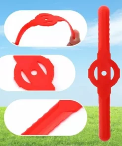 FVBJD Lot De 24 Couteaux De Débroussailleuse Rouge - Coupe-bordure En Plastique - Outil De Jardin - Lame De Rechange Pour Coupe-bordure Sans Fil (rouge) 9 FVBJD Lot De 24 Couteaux De Débroussailleuse Rouge - Coupe-bordure En Plastique - Outil De Jardin - Lame De Rechange Pour Coupe-bordure Sans Fil (rouge) -Débroussailleuse Soldes Magasin 61286809 3