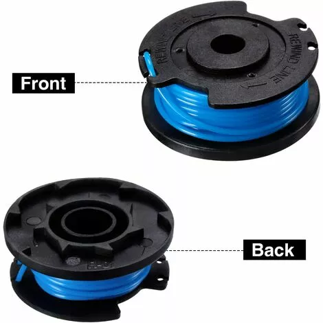 FVBJD 10 Pièces AC14RL3A Ligne De Bobine Coupe-Herbe De Rechange 11 Ft 0,065 Pouce Bobine De Corde D'Herbe Ligne De Bobine De Coupe, 2 Bobine Coupe-Bordures Compatible Avec Ryobi 18V, 24V, 40V 5 FVBJD 10 Pièces AC14RL3A Ligne De Bobine Coupe-Herbe De Rechange 11 Ft 0,065 Pouce Bobine De Corde D'Herbe Ligne De Bobine De Coupe, 2 Bobine Coupe-Bordures Compatible Avec Ryobi 18V, 24V, 40V – Image 3