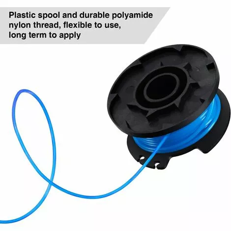 FVBJD 10 Pièces AC14RL3A Ligne De Bobine Coupe-Herbe De Rechange 11 Ft 0,065 Pouce Bobine De Corde D'Herbe Ligne De Bobine De Coupe, 2 Bobine Coupe-Bordures Compatible Avec Ryobi 18V, 24V, 40V 6 FVBJD 10 Pièces AC14RL3A Ligne De Bobine Coupe-Herbe De Rechange 11 Ft 0,065 Pouce Bobine De Corde D'Herbe Ligne De Bobine De Coupe, 2 Bobine Coupe-Bordures Compatible Avec Ryobi 18V, 24V, 40V – Image 4