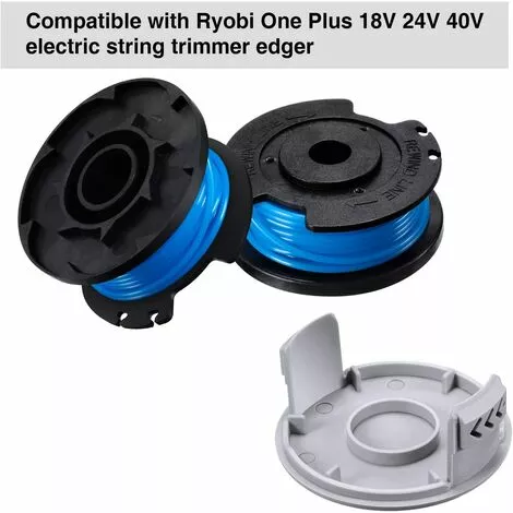 FVBJD 10 Pièces AC14RL3A Ligne De Bobine Coupe-Herbe De Rechange 11 Ft 0,065 Pouce Bobine De Corde D'Herbe Ligne De Bobine De Coupe, 2 Bobine Coupe-Bordures Compatible Avec Ryobi 18V, 24V, 40V 7 FVBJD 10 Pièces AC14RL3A Ligne De Bobine Coupe-Herbe De Rechange 11 Ft 0,065 Pouce Bobine De Corde D'Herbe Ligne De Bobine De Coupe, 2 Bobine Coupe-Bordures Compatible Avec Ryobi 18V, 24V, 40V – Image 5