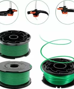 FVBJD BLACK+DECKER Bobine De Rechange SF-080 Bobine De Remplacement à Alimentation Automatique Pour Bobine De Fil Black And Decker Single Line (4pcs) -Débroussailleuse Soldes Magasin 61286900 4