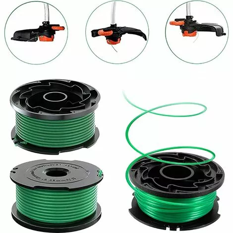 FVBJD BLACK+DECKER Bobine De Rechange SF-080 Bobine De Remplacement à Alimentation Automatique Pour Bobine De Fil Black And Decker Single Line (4pcs) 6 FVBJD BLACK+DECKER Bobine De Rechange SF-080 Bobine De Remplacement à Alimentation Automatique Pour Bobine De Fil Black And Decker Single Line (4pcs) – Image 4