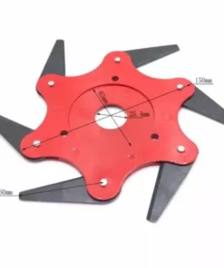 PREMIER Tête De Débroussailleuse En Métal à 6 Dents - Tête De Tondeuse à Gazon De Jardin 2 Commandes - Lame Rouge, Noire 9 PREMIER Tête De Débroussailleuse En Métal à 6 Dents - Tête De Tondeuse à Gazon De Jardin 2 Commandes - Lame Rouge, Noire -Débroussailleuse Soldes Magasin 61657116 3