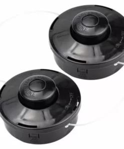 PREMIER Lot De 2 Tête De Débroussailleuse Universelle A6481 Nylon Bobine De Rechange De Tondeuse Débroussailleuse Tête De Coupe M10 X 1,25 Pour Débroussailleuse Thermique à Essence