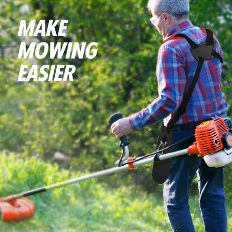 QERSTA Tondeuse à Bandoulière-tondeuse à Harnais Double épaule Avec Ceinture De Nylon Durable Adjuestable Pour Débroussailleuse Ou Gardenning Pour STIHL FS, Taille-bordures Série Km (Rouge) 7 QERSTA Tondeuse à Bandoulière-tondeuse à Harnais Double épaule Avec Ceinture De Nylon Durable Adjuestable Pour Débroussailleuse Ou Gardenning Pour STIHL FS, Taille-bordures Série Km (Rouge) – Image 5