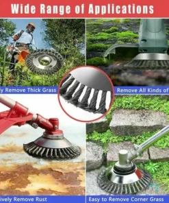 SINCèREETALI Tête De Débroussailleuse, Débroussailleuse De Désherbage 150x25mm, Débroussailleuse Pour Outils Agricoles De Jardin De Pelouse (6 Pouces) -Débroussailleuse Soldes Magasin 63507215 2