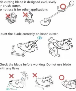 SINCèREETALI Lame De Tondeuse à Gazon, Lame Ronde En Alliage Hande En Acier Blanc à Un Mot (40 Dents) 11 SINCèREETALI Lame De Tondeuse à Gazon, Lame Ronde En Alliage Hande En Acier Blanc à Un Mot (40 Dents) -Débroussailleuse Soldes Magasin 63519555 5