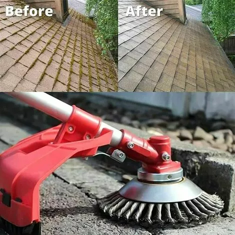 CLEGGFR Tête De Débroussailleuse, Débroussailleuse De Désherbage 150x25mm, Débroussailleuse Pour Outils Agricoles De Jardin De Pelouse (6 Pouces),LO-Ron 6 CLEGGFR Tête De Débroussailleuse, Débroussailleuse De Désherbage 150x25mm, Débroussailleuse Pour Outils Agricoles De Jardin De Pelouse (6 Pouces),LO-Ron – Image 4