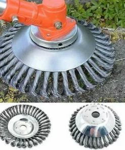 SINCèREETALI Accessoires De Tondeuse à Gazon De Tête De Désherbage De Fil Torsadé De Type Bol De Fil Torsadé De Jardin (disque De Fil De 6 Pouces) -Débroussailleuse Soldes Magasin 63525822 5
