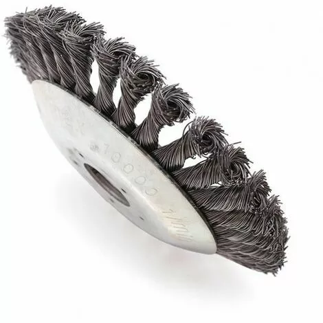 SINCèREETALI Tête De Débroussailleuse Conique En Fil De Fer Noué Pour Tondeuse à Gazon - Plateau De Désherbage En Métal Pour Débroussailleuse (Diamètre Extérieur150mm, Trou Intérieur 25mm) 4 SINCèREETALI Tête De Débroussailleuse Conique En Fil De Fer Noué Pour Tondeuse à Gazon - Plateau De Désherbage En Métal Pour Débroussailleuse (Diamètre Extérieur150mm, Trou Intérieur 25mm) – Image 2