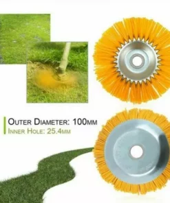 SINCèREETALI Brosse Anti-mauvaises Herbes Pour Débroussailleuse Outil De Jardin Tête De Débroussailleuse 200 Mm