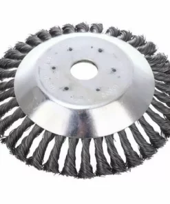 SINCèREETALI Tête De Débroussailleuse Conique En Fil De Fer Noué De 200 Mm Pour Tondeuse à Gazon