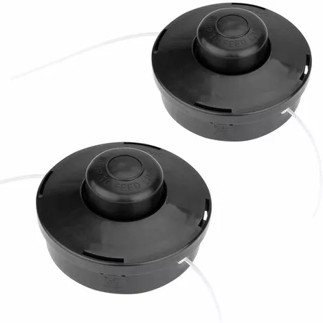 FLYME Lot De 2 Tête De Débroussailleuse Universelle Nylon Bobine De Rechange Et Tête De Coupe M10 X 1,25 Pour Débroussailleuse Thermique à Essence 3 FLYME Lot De 2 Tête De Débroussailleuse Universelle Nylon Bobine De Rechange Et Tête De Coupe M10 X 1,25 Pour Débroussailleuse Thermique à Essence