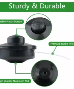 FLYME Lot De 2 Tête De Débroussailleuse Universelle Nylon Bobine De Rechange Et Tête De Coupe M10 X 1,25 Pour Débroussailleuse Thermique à Essence 10 FLYME Lot De 2 Tête De Débroussailleuse Universelle Nylon Bobine De Rechange Et Tête De Coupe M10 X 1,25 Pour Débroussailleuse Thermique à Essence -Débroussailleuse Soldes Magasin 63701885 4