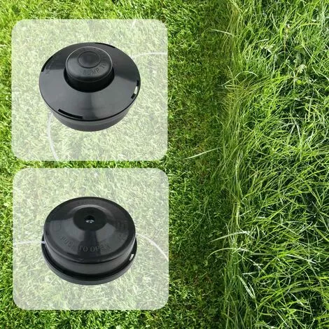 FLYME Lot De 2 Tête De Débroussailleuse Universelle Nylon Bobine De Rechange Et Tête De Coupe M10 X 1,25 Pour Débroussailleuse Thermique à Essence 7 FLYME Lot De 2 Tête De Débroussailleuse Universelle Nylon Bobine De Rechange Et Tête De Coupe M10 X 1,25 Pour Débroussailleuse Thermique à Essence – Image 5
