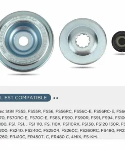 FLYME Kit Ecrou Tete Debroussailleuse Universelle, Pour Débroussailleuse Thermique, Stihl, Echo, Ryobi Tete 10 FLYME Kit Ecrou Tete Debroussailleuse Universelle, Pour Débroussailleuse Thermique, Stihl, Echo, Ryobi Tete -Débroussailleuse Soldes Magasin 63702029 4