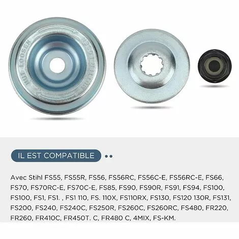 FLYME Kit Ecrou Tete Debroussailleuse Universelle, Pour Débroussailleuse Thermique, Stihl, Echo, Ryobi Tete 6 FLYME Kit Ecrou Tete Debroussailleuse Universelle, Pour Débroussailleuse Thermique, Stihl, Echo, Ryobi Tete – Image 4