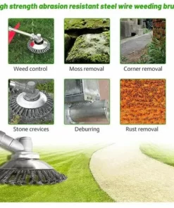 SINCèREETALI Brosse De Débroussailleuse, Tête De Brosse De Désherbage, Brosse De Désherbage De Débroussailleuse, Brosse De Désherbage Métallique, Environ 6 Pouces, Accessoires De Tondeuse à Gazon 9 SINCèREETALI Brosse De Débroussailleuse, Tête De Brosse De Désherbage, Brosse De Désherbage De Débroussailleuse, Brosse De Désherbage Métallique, Environ 6 Pouces, Accessoires De Tondeuse à Gazon -Débroussailleuse Soldes Magasin 63814751 3