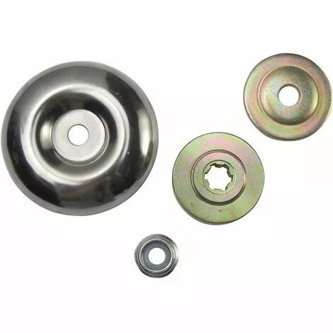 SINCèREETALI Lot De 4 Kits De Fixation D'écrou De Lame D'engrenage En Métal Pour Tondeuse à Gazon, Plaque De Lame En Métal Universelle Pour Bo?te De Vitesses De Tondeuse à Gazon 6 SINCèREETALI Lot De 4 Kits De Fixation D'écrou De Lame D'engrenage En Métal Pour Tondeuse à Gazon, Plaque De Lame En Métal Universelle Pour Bo?te De Vitesses De Tondeuse à Gazon – Image 4