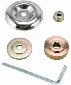 SINCèREETALI 5pcs Kit De Fixation D'écrou De Lame D'engrenage En Métal De Rechange Avec Boulons à Tête à Six Pans Creux Pour Débroussailleuse Débroussailleuse Kit De Fixation D'écrou Universel M10 Accessoires, Pour Tondeuse à Gazon Débroussailleuse