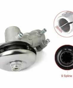 SINCèREETALI Renvoi D'angle Debroussailleuse 26mm /28mm, Tête D'engrenage Debroussailleuse Universelle Boîte De Vitesse De Tondeuse à Gazon Pour Coupe Herbe/Tronconneuse (26mm, Rond De 9 Dents) -Débroussailleuse Soldes Magasin 63820983 2